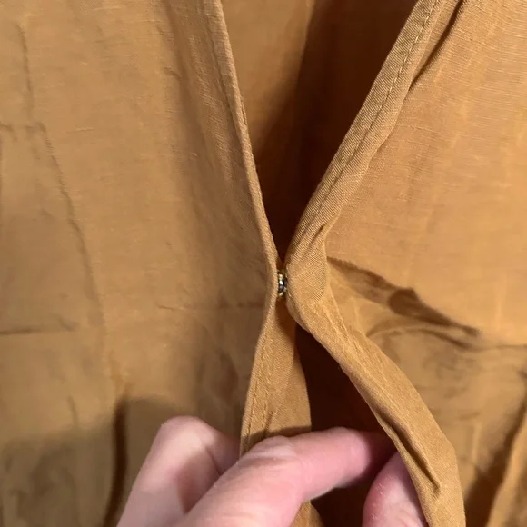 Madewell wrap top size S linen blend - Picture 3 of 3